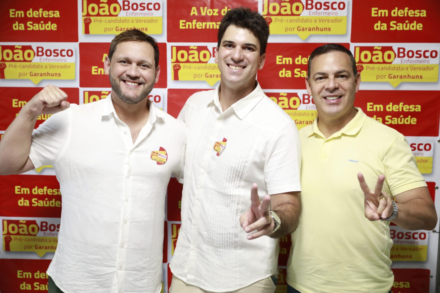  Deputado Gilmar Júnior impulsiona lançamento da pré-campanha de João Bosco Enfermeiro em Garanhuns