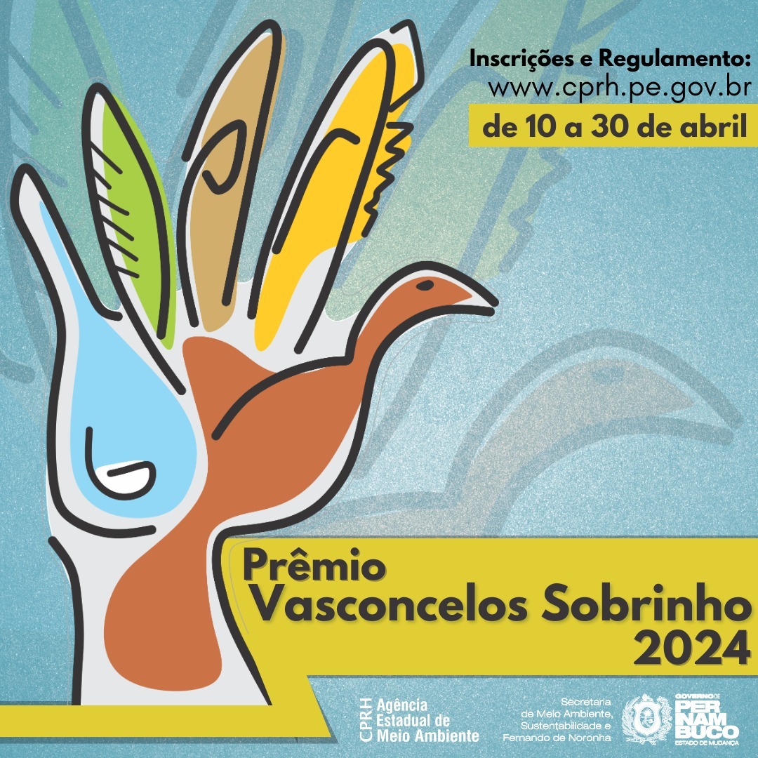  CPRH lança inscrições para o Prêmio Vasconcelos Sobrinho 2024