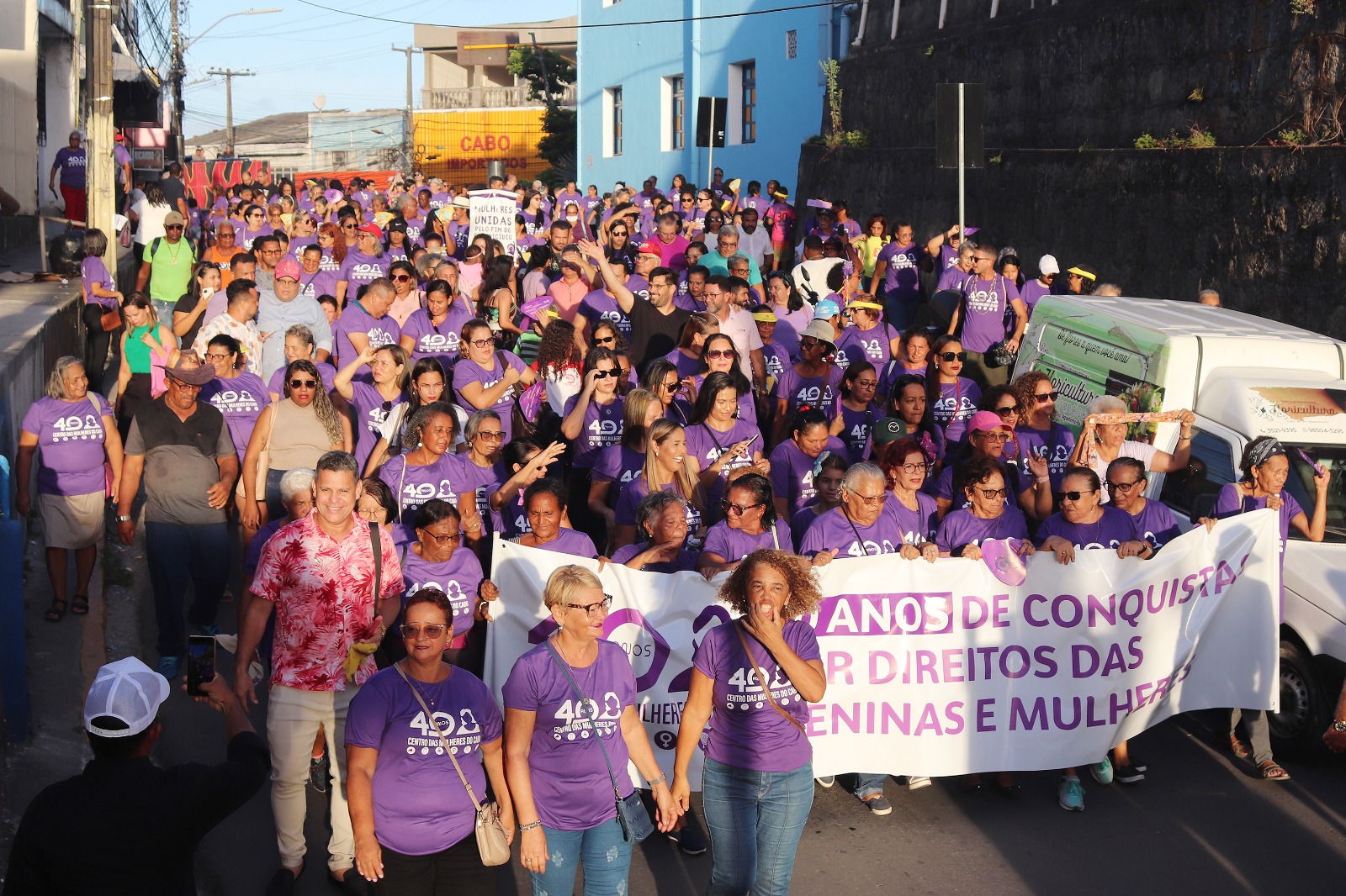  Ato “Parem de nos Matar” no Cabo de Santo Agostinho promove combate ao feminicídio