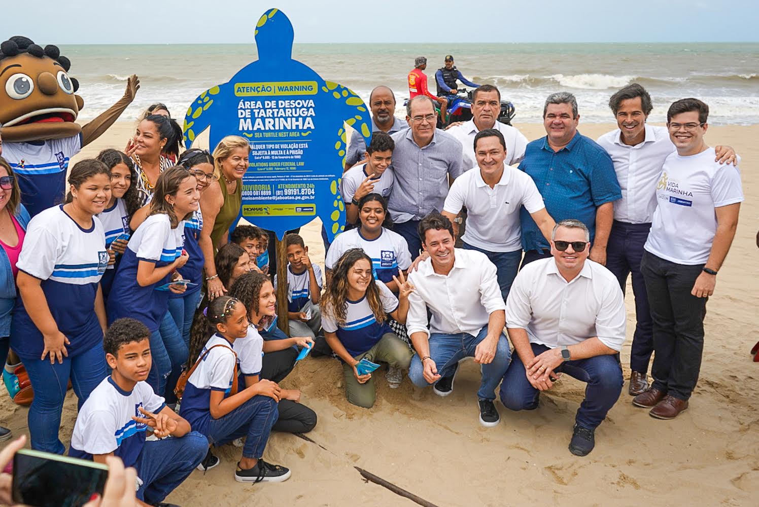  Prefeitura de Jaboatão e Grupo Orizon inauguram Espaço Vida Marinha na Praia de Piedade