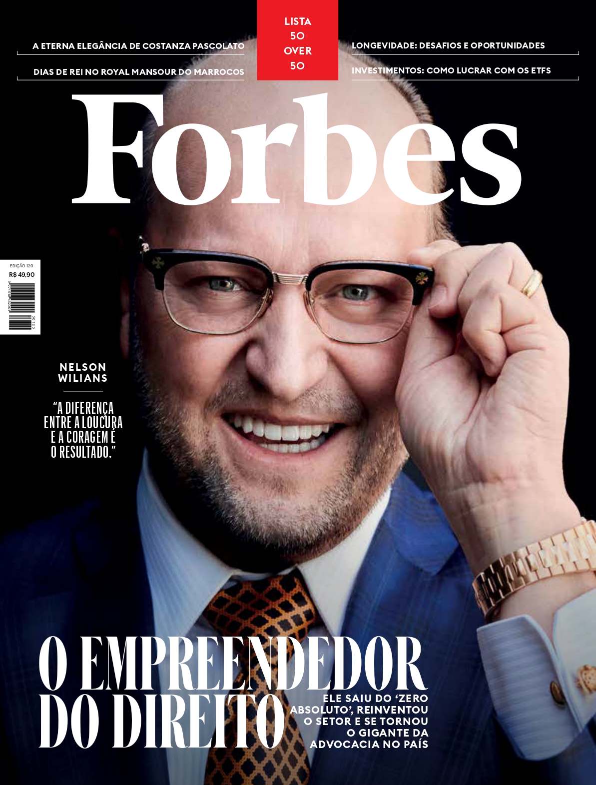  Nelson Wilians: primeiro advogado a estampar a capa da Forbes Brasil
