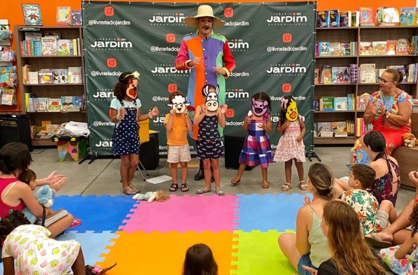  Livraria do Jardim Promove “Férias no Jardim” com Contação de Histórias para Crianças