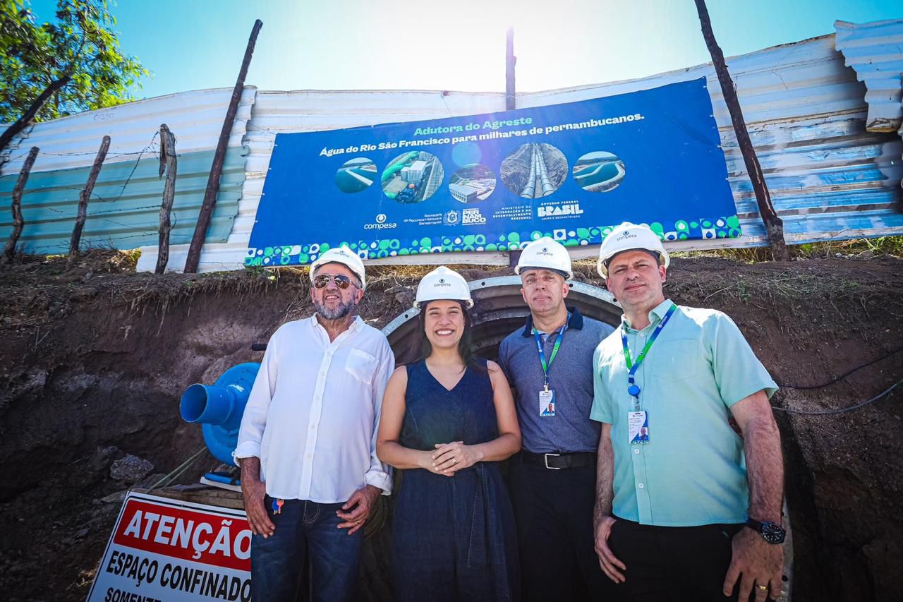  Governadora Raquel Lyra Vistoria Instalação de Túnel da Adutora do Agreste e Obras do Parque Janelas para o Rio em Caruaru