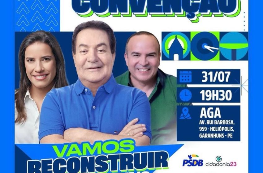  Convenção Partidária Oficializa Candidaturas de Izaías Régis e Ulisses Pereira para Prefeitura de Garanhuns