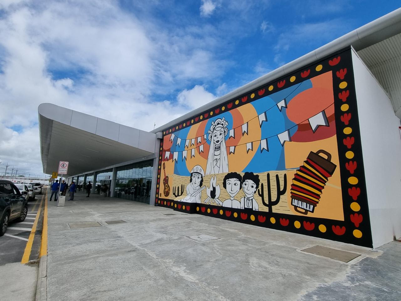  Aeroporto de Campina Grande Inaugura Painel em Homenagem a Ariano Suassuna