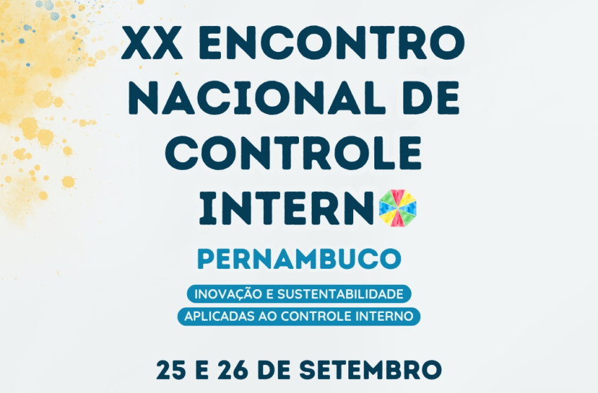  Pernambuco Sedia o Maior Encontro Nacional de Controle Interno XX Encontro Nacional de Controle Interno acontecerá nos dias 25 e 26 de setembro em Recife, abordando inovação e sustentabilidade no setor público.