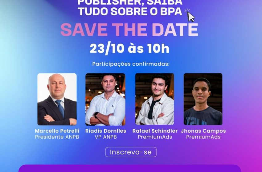  Brasil Publisher Awards 2024: Celebração da Excelência em Publicações Digitais Webinar detalhará o processo da premiação e oportunidades para publishers.