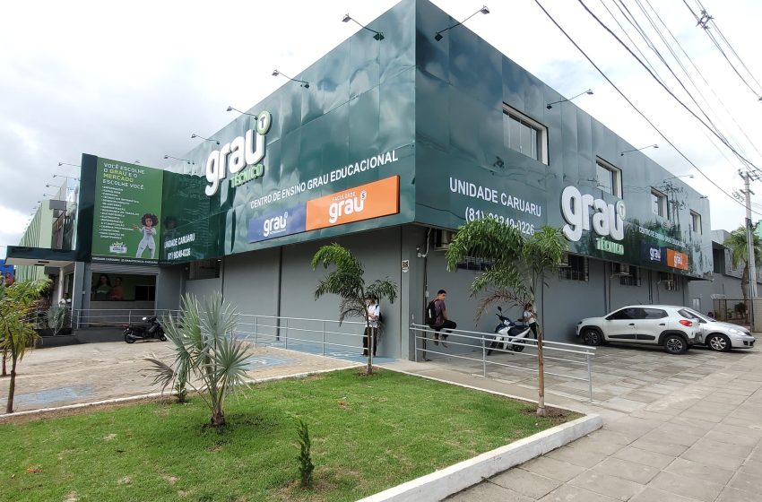 Mais de 150 vagas de emprego e estágio: nova sede do Grau Técnico Caruaru promove Feira de Empregabilidade nesta terça-feira (27)