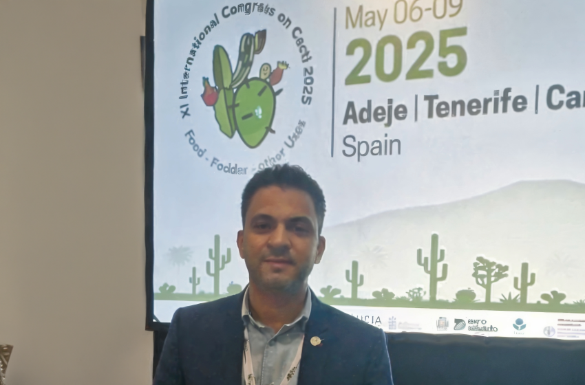 Sudene apresenta avanços da palma forrageira no semiárido brasileiro em congresso internacional na Espanha Durante evento nas Ilhas Canárias, o engenheiro agrônomo José Aíldo Sabino destaca iniciativas do Programa InovaPalma para fortalecer a cadeia produtiva dos cactos no Nordeste.