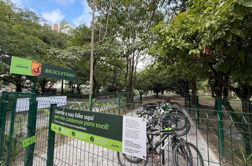Parque da Jaqueira ganha bicicletário para oferecer mais comodidade aos ciclistas Espaço cercado e monitorado passa a contar com controle individual e atendimento dedicado aos usuários.