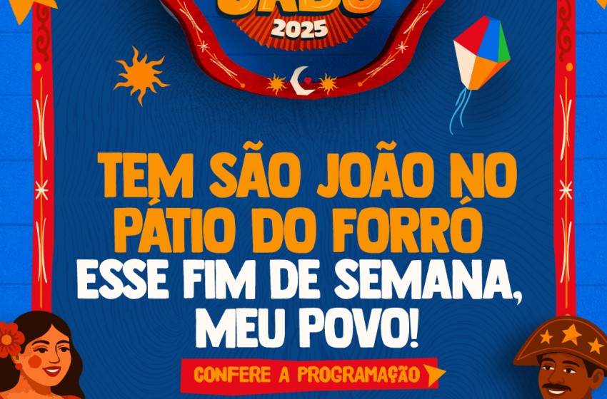 São João do Cabo de Santo Agostinho começa neste fim de semana com shows e ações sociais Com mais de 50 atrações em quatro polos, festa contará com segurança reforçada, Tenda Lilás e campanha contra o trabalho infantil.