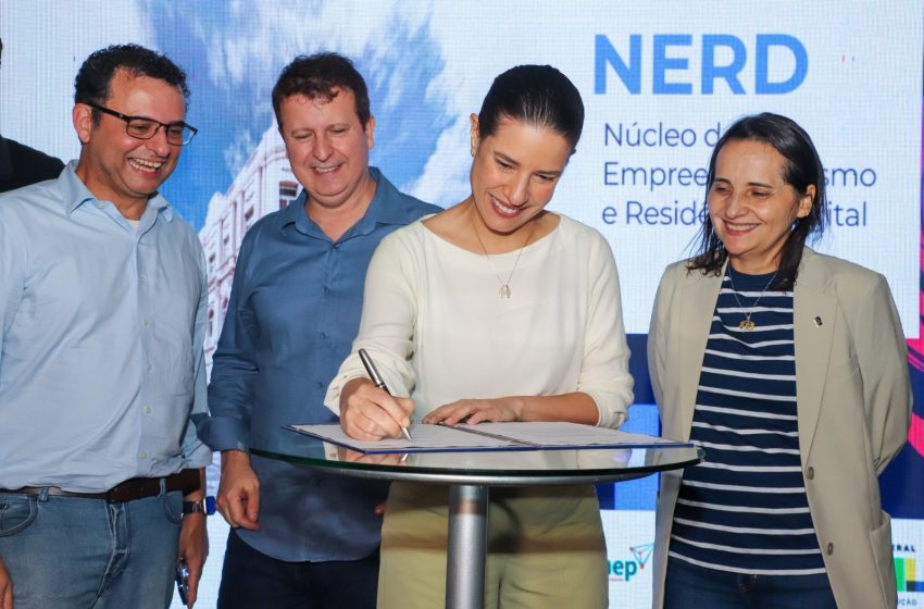  Recife Antigo terá Núcleo de Empreendedorismo e Residência Digital com investimento de R$ 18,5 milhões Governadora Raquel Lyra assina ordem de serviço para instalação do NERD, hub de inovação e formação tecnológica no centro histórico da capital.