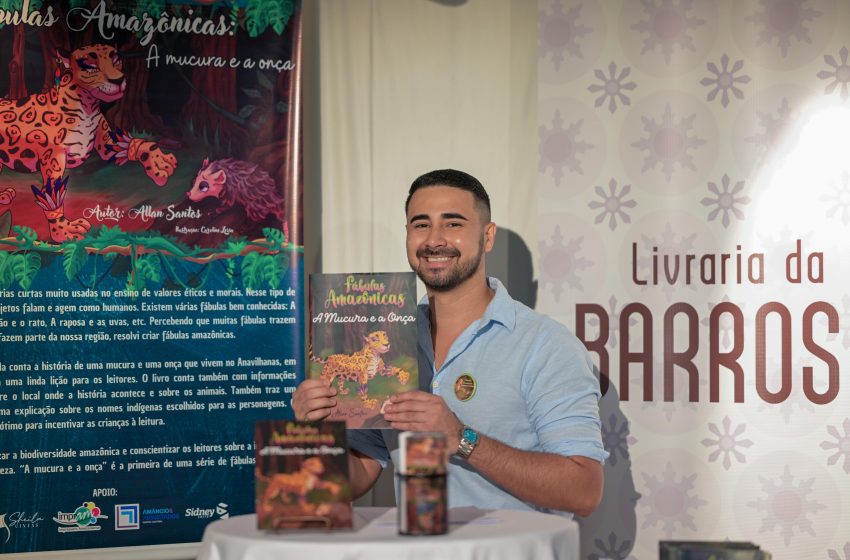  Allan Santos leva a fábula amazônica “A Mucura e a Onça” às comunidades ribeirinhas e inspira crianças com literatura e pertencimento