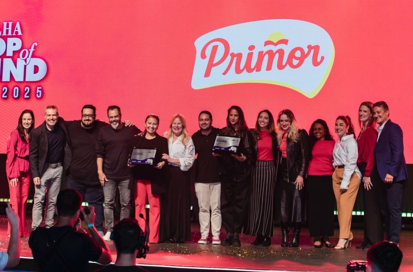 Primor é eleita pela 15ª vez a marca mais lembrada do Nordeste no prêmio Top of Mind Marca também lidera no Norte e reforça vínculo com os consumidores ao unir tradição, sabor e inovação em mais de seis décadas de história.