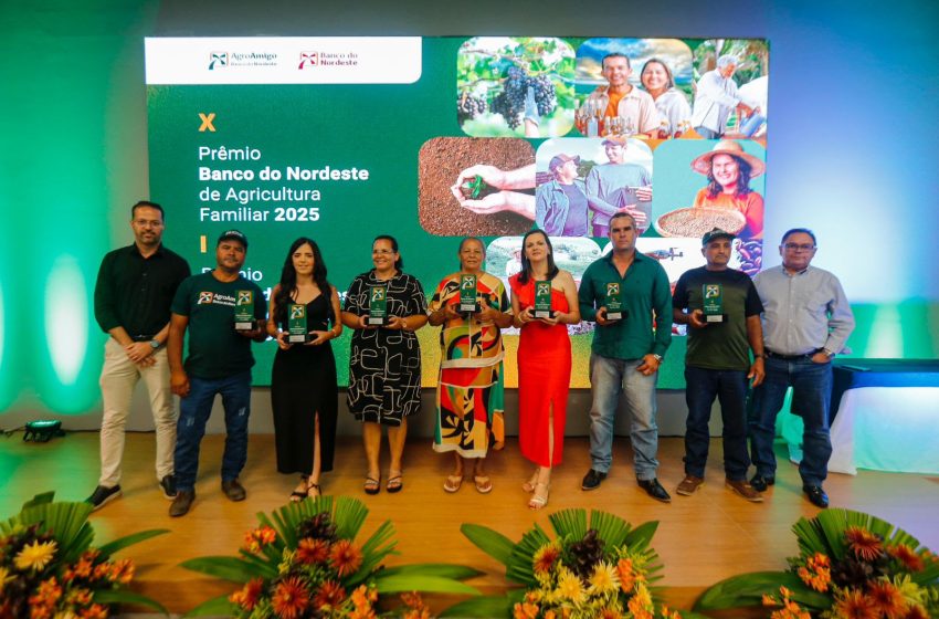  Produtores rurais pernambucanos são premiados pelo Banco do Nordeste por iniciativas transformadoras no campo Sete agricultores receberam o Prêmio BNB da Agricultura Familiar e Microfinança Rural em cerimônia realizada no Porto Digital de Caruaru, que destacou resultados do programa Agroamigo e avanços na produção sustentável.