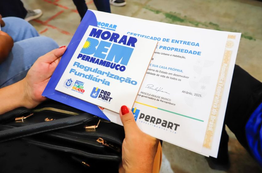  Raquel Lyra autoriza início da regularização fundiária em Igarassu Acordo de Cooperação Técnica entre Perpart e prefeitura garante titulação futura para cerca de 2 mil famílias no assentamento Pastor Eusébio.