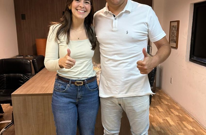  Maria Arraes reafirma apoio ao futebol de Garanhuns em encontro com presidente da Liga Esportiva
