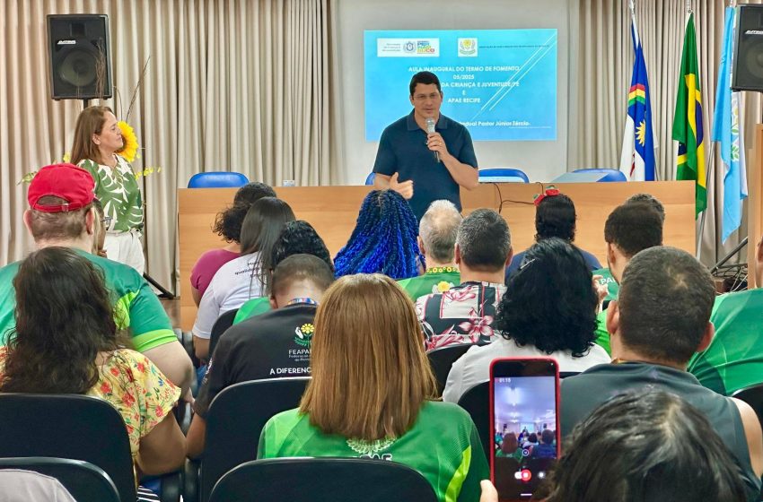  Pastor Júnior Tércio fortalece atuação da Apae com emenda para novas oficinas de inclusão