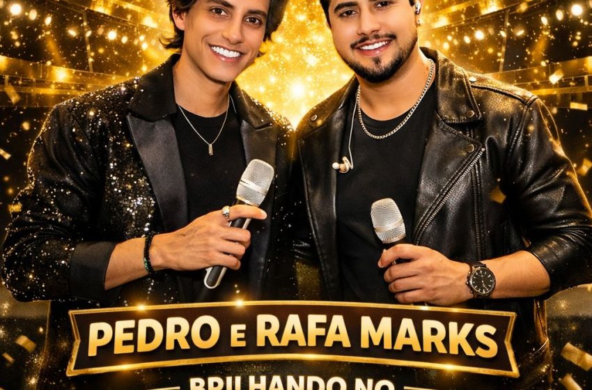  Pedro e Rafa Marks ganham destaque nacional e marcam presença no Jogo dos Famosos