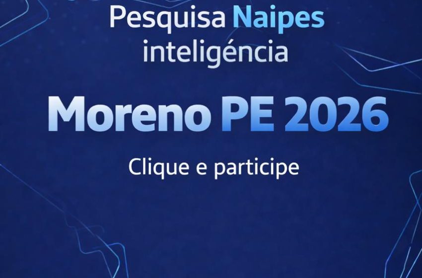  Naipes Inteligência lança pesquisa digital para ouvir moradores de Moreno