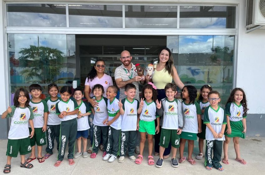  Caruaru reforça alimentação saudável nas escolas com ação educativa sobre proteínas vegetais Secretaria de Educação promove orientação no CMEI Luisa Maciel e destaca a importância da merenda saudável no desenvolvimento infantil e na aprendizagem