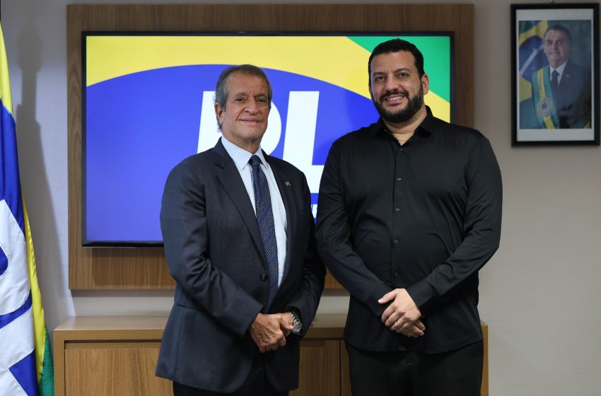  Valdemar da Costa Neto recebe Robson Ouro Preto em Brasília para articulação política de 2026