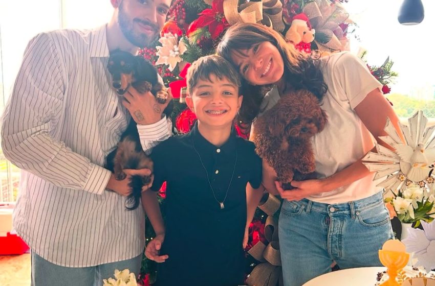  João Guilherme festeja o aniversário de seu animal de estimação ao lado da ex-namorada Bruna Marquezine