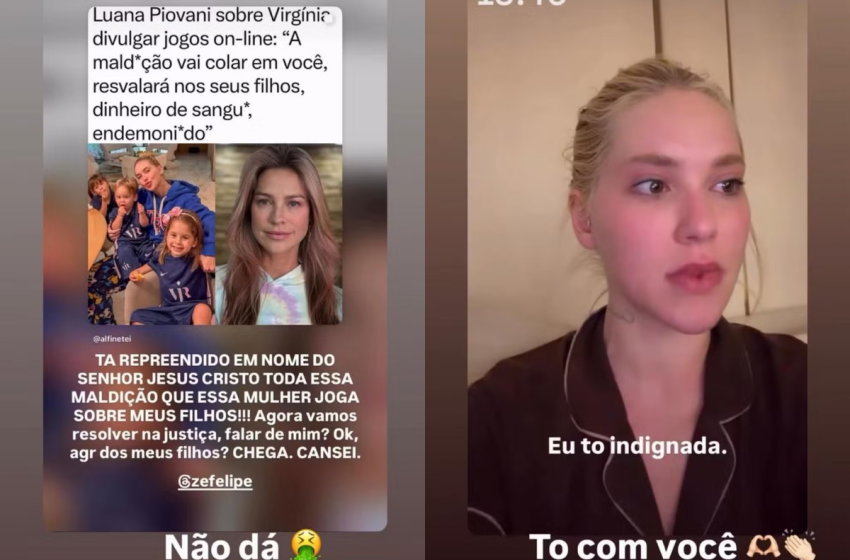  Virginia compartilha vídeos esclarecedores em resposta a controvérsia com Luana Piovani