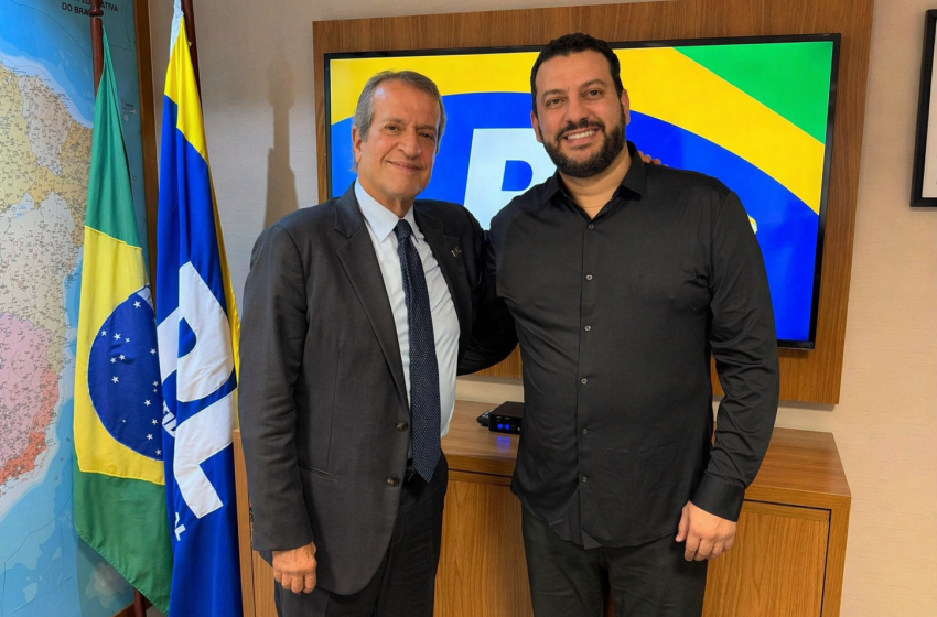 Robson Ouro Preto se reúne com Valdemar da Costa Neto em Brasília e avança articulações para 2026