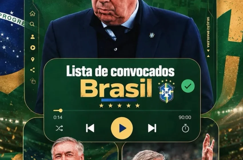  Ancelotti pede desculpas a jogadores excluídos após divulgar lista de convocados para o Mundial