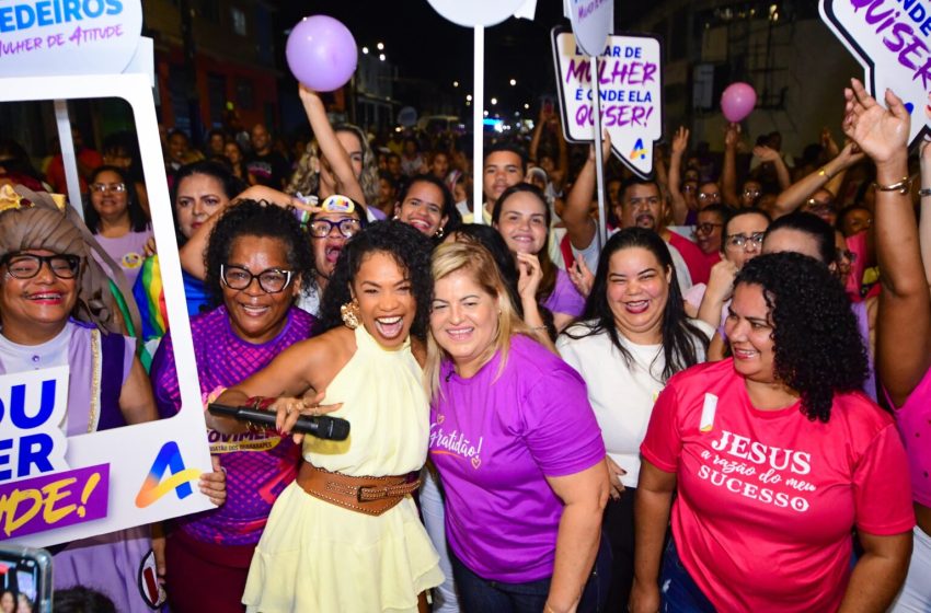  Caminhada Mulheres de Atitude reúne multidão em Jaboatão e reforça combate à violência contra a mulher Mobilização liderada por Andréa Medeiros ocupou as ruas de Jaboatão Centro com mensagens de empoderamento, respeito e incentivo à denúncia de agressões