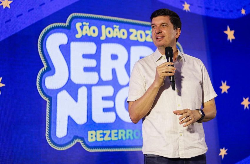  Joãozinho Tenório participa do lançamento oficial do São João da Serra Negra 2026 em Bezerros Deputado destacou parceria com a prefeita Lucielle Laurentino, elogiou investimentos da governadora Raquel Lyra e celebrou a tradição cultural do festejo junino no Agreste