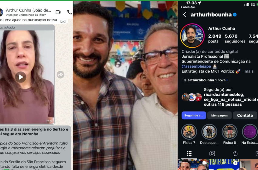 Superintendente de Comunicação da Alepe é alvo de críticas após pedir divulgação de conteúdos contra Raquel Lyra nas redes