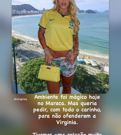  Indivíduo que incitou gritos de ofensas a Virginia reconhece falha e se desculpa