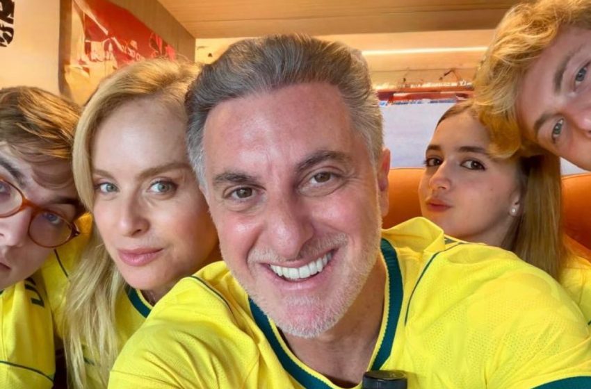  Angélica compartilha momentos da Copa do Mundo nos EUA com Huck e os filhos