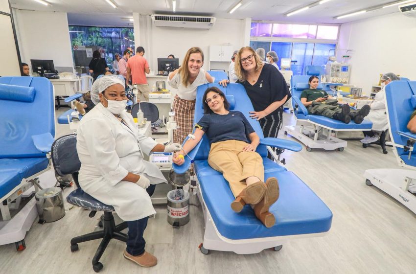 Hemope lança campanha junina para reforçar doação de sangue durante o Junho Vermelho Ação aberta pela vice-governadora Priscila Krause busca ampliar os estoques de sangue no período de festas juninas, quando cresce a demanda da rede hospitalar em Pernambuco