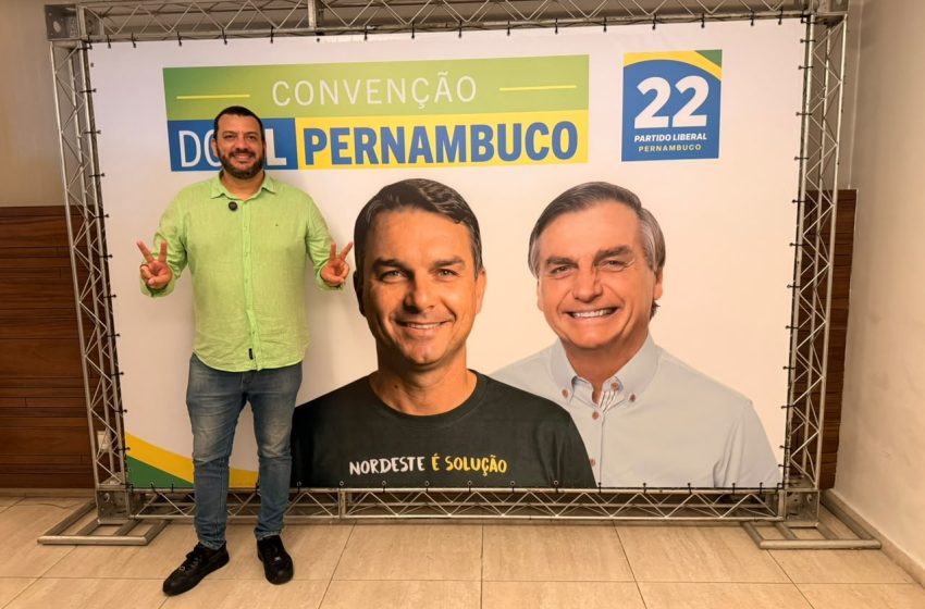  Robson Ouro Preto é oficializado pelo PL como candidato a deputado estadual em Pernambuco