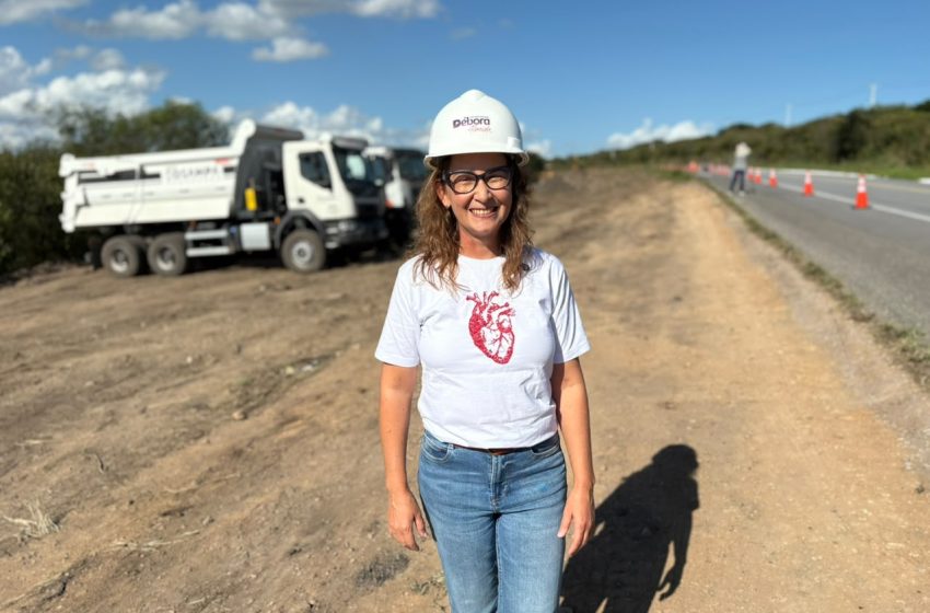  Débora Almeida comemora início das obras de duplicação da BR-232 no Agreste Deputada destaca articulação na Alepe para aprovação dos recursos que viabilizaram a duplicação do trecho entre São Caetano e Belo Jardim