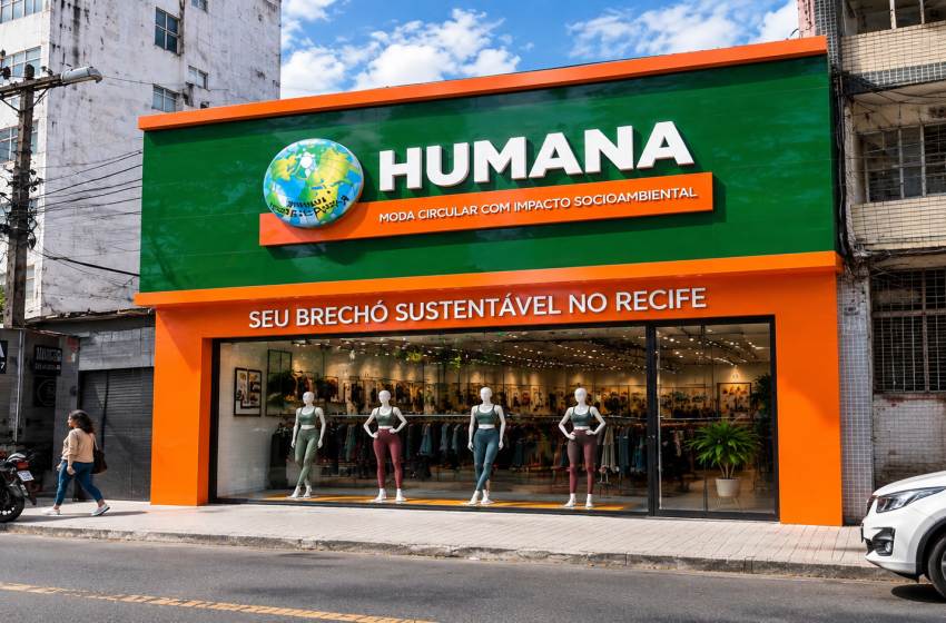  Moda circular ganha novo espaço no Recife com abertura de brechó sustentável Loja Humana abre na Boa Vista com mais de 7 mil peças, 16 empregos diretos e modelo que transforma roupas coletadas em recursos para projetos sociais